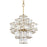 Varaluz Cubic 6-Light Chandelier, Calypso Gold - 329C06CG