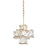 Varaluz Cubic 1-Light Pendant, Calypso Gold - 329P01CG