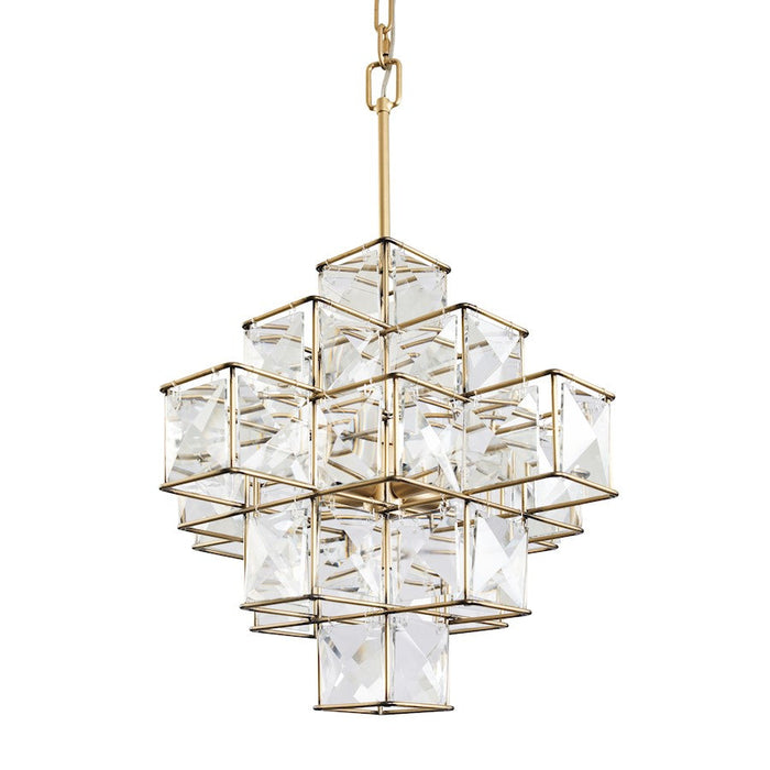 Varaluz Cubic 6-Light Pendant, Calypso Gold - 329P06CG