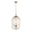 Varaluz Voliere 3 Light Crystal Tall Pendant, Havana Gold - 343F03HG