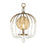 Varaluz Voliere 1 Light Crystal Wall Sconce, Havana Gold - 343W01HG