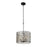 Varaluz Windsor Crystal Pendant, Carbon/Havana Gold