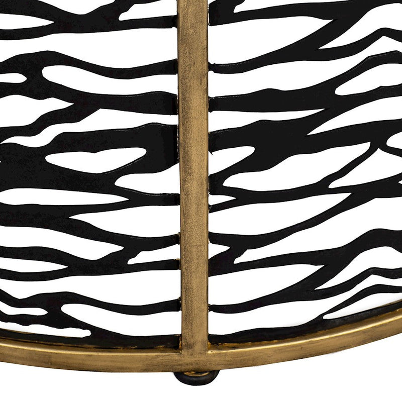 Varaluz Kato Coffee Table, Havana Gold/Carbon