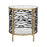 Varaluz Kato End Table, Havana Gold/Carbon