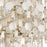 Varaluz Kalani Chandelier, French Gold/Ivory/Clear