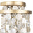 Varaluz Kalani 2-Lt Sconce, French Gold/Ivory/Clear