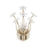 Varaluz Wildflower 1-Lt Sconce, Gold Dust/Artifact/Clear - 378W01GDAR