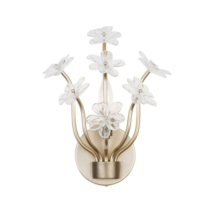 Varaluz Wildflower 1-Lt Sconce, Gold Dust/Artifact/Clear - 378W01GDAR