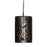 Varaluz Estela 6-Lt Foyer Pendant, Matte Black/French Gold - 380F06MBFG