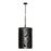 Varaluz Estela 6-Lt Foyer Pendant, Matte Black/French Gold