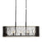 Varaluz Estela 5-Lt Linear Pendant, Matte Black/French Gold - 380N05MBFG