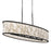 Varaluz Scribble 6-Lt Linear Pendant, Matte Black/Artifact/Taupe - 381N06MBAR