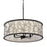 Varaluz Scribble 6-Lt Pendant, Matte Black/Artifact/Taupe - 381P06MBAR