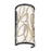 Varaluz Scribble Sconce, Matte Black/Artifact/Taupe