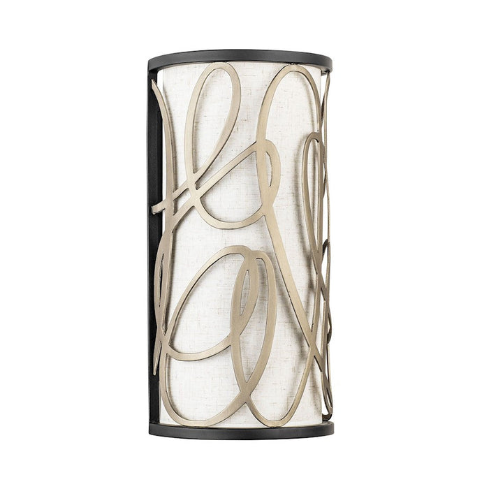 Varaluz Scribble Sconce, Matte Black/Artifact/Taupe