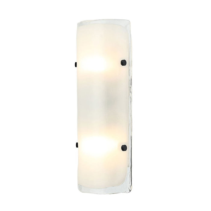 Varaluz Fairchild Sconce, Black/Nickel/Satin Brass/Clear