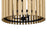 Varaluz Suratto 6 Light Foyer Pendant, Matte Black