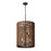 Varaluz Suratto 6 Light Foyer Pendant, Matte Black