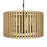 Varaluz Suratto 8 Light Pendant, Matte Black/Honey Blonde - 387P08MBH