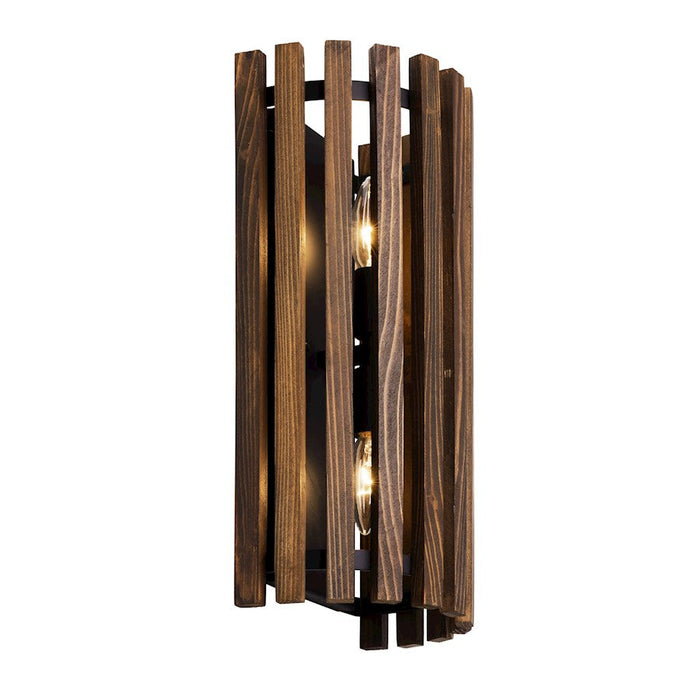 Varaluz Suratto Sconce, Matte Black