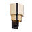 Varaluz Blonde Moment 1 Light Sconce, Matte Black/Honey/Medium Oak