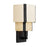 Varaluz Blonde Moment 1 Light Sconce, Matte Black/Honey/Medium Oak