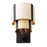 Varaluz Blonde Moment 1 Light Sconce, Matte Black/Honey/Medium Oak