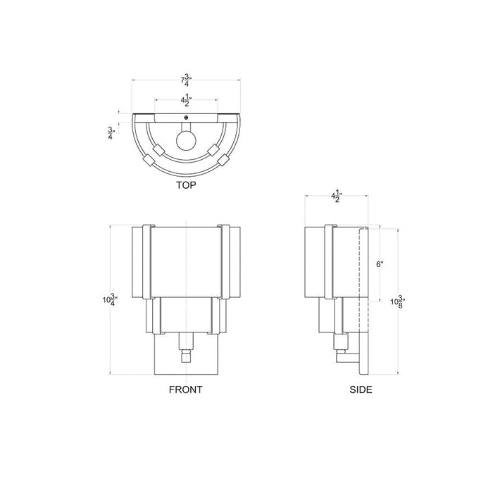 Varaluz Blonde Moment 1 Light Sconce, Matte Black/Honey/Medium Oak