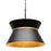 Varaluz Mad Hatter 4 Light Pendant, Matte Black/French Gold - 390P04MBFG