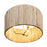 Varaluz Jacob'S Ladder 3 Light Semi Flush Mount, Gold/Rattan/Abaca Rope