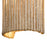 Varaluz Jacob'S Ladder 1 Light Sconce, Gold/Natural Rattan/Abaca Rope