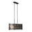 Varaluz Park Row Linear Pendant, Black/Gold/Modern Fluted