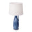 Varaluz Avesta 1 Lt Ceramic Table Lamp, Gray/Blue Lustro/Taupe