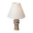 Varaluz Primea 1 Lt Ceramic Table Lamp, Gold/Glazed Taupe/Taupe