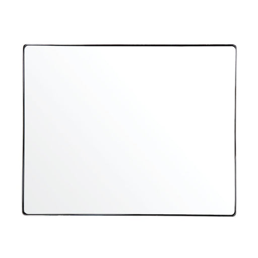 Varaluz Casa 24" Rounded Rectangular Wall Mirror, Polished Nickel - 407A02PN