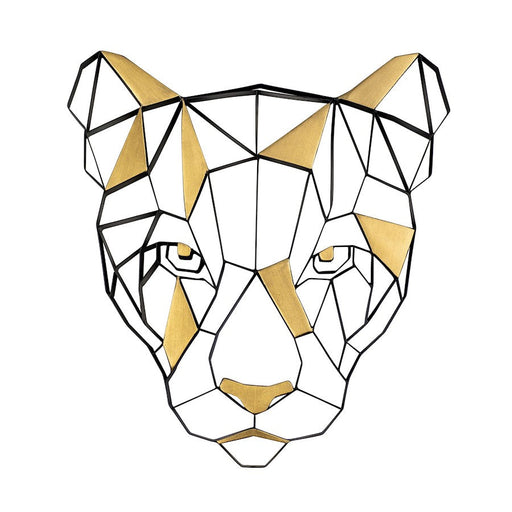 Varaluz Geometric Animal Kingdom Lion Wall Art - 425WA83