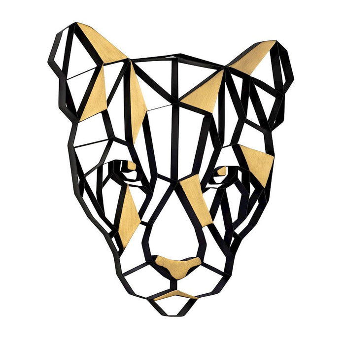 Varaluz Geometric Animal Kingdom Lion Wall Art