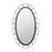 Varaluz Chains of Love 24x40 Oval Wall Mirror, Black/Silver - 444MI24MBTS