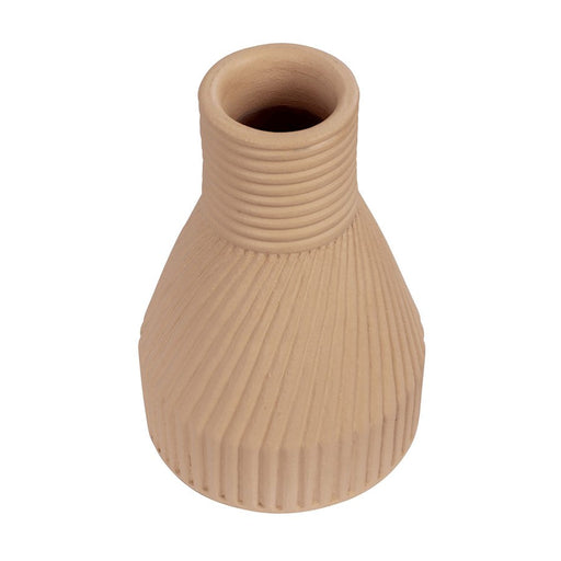 Varaluz Linnea Ceramic Vase, Wash Brown