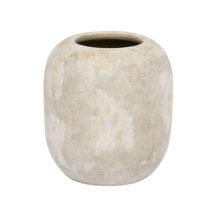 Varaluz Potty 6" Ceramic Vase, Cafe au Lait - 445VA05A