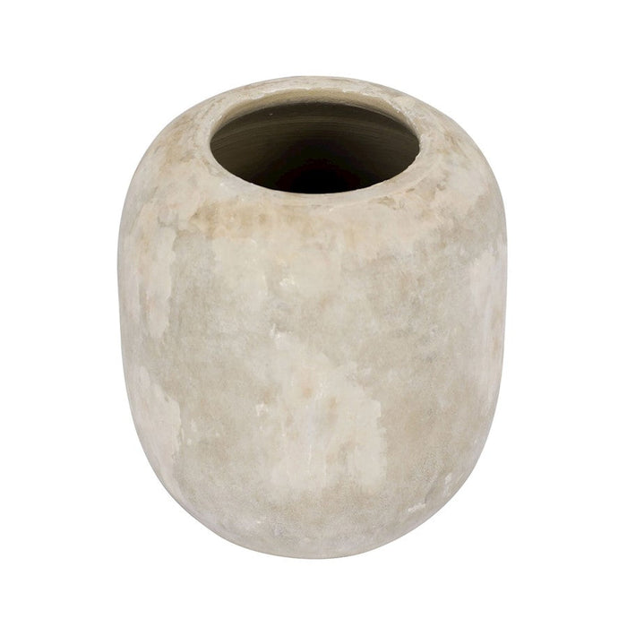 Varaluz Potty 6" Ceramic Vase, Cafe Au Lait