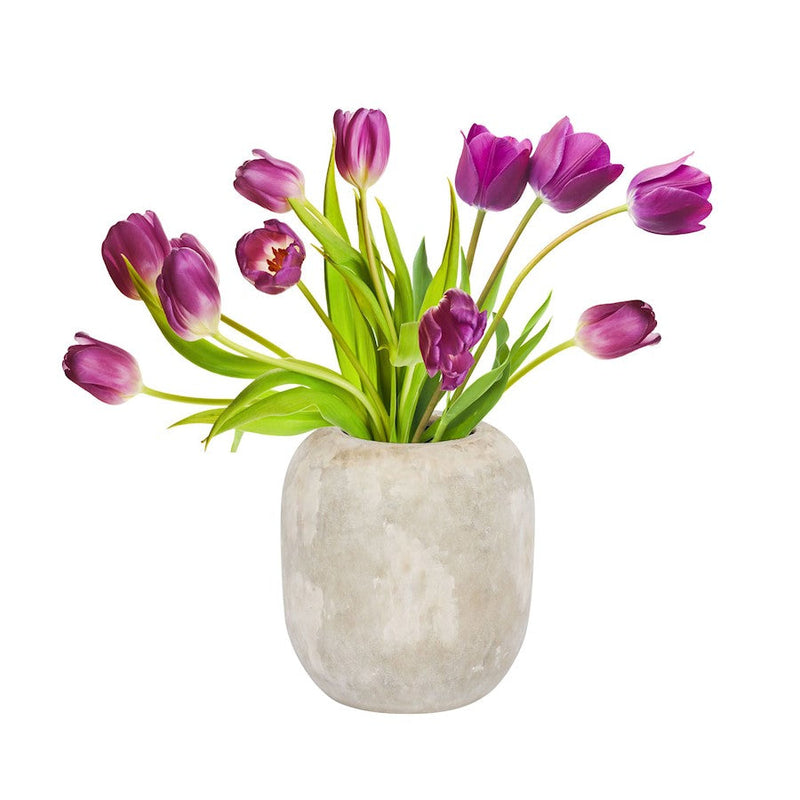 Varaluz Potty 6" Ceramic Vase, Cafe Au Lait