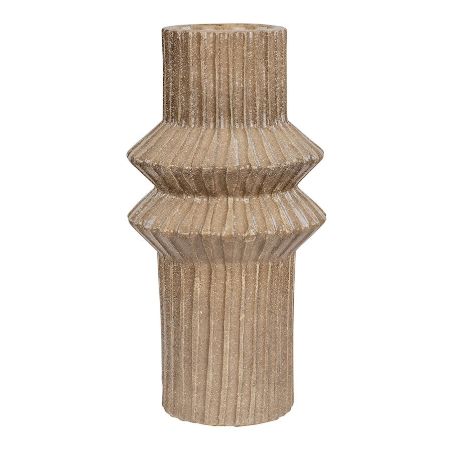 Varaluz Primea 12" Ceramic Vase, Brown Mud - 445VA06A