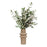 Varaluz Primea 12" Ceramic Vase, Brown Mud