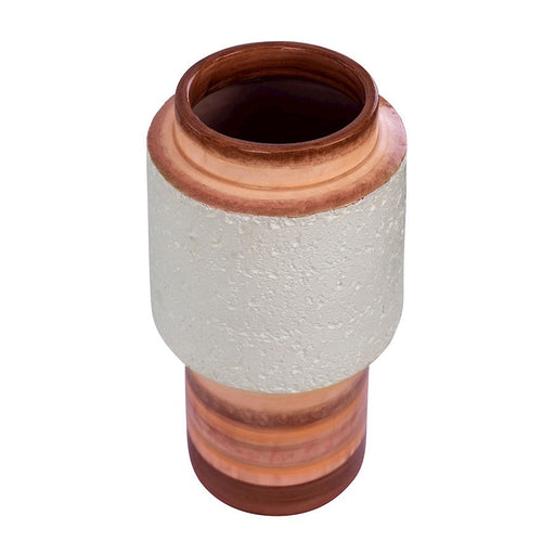 Varaluz Tilde Ceramic Vase, Orange Quartz