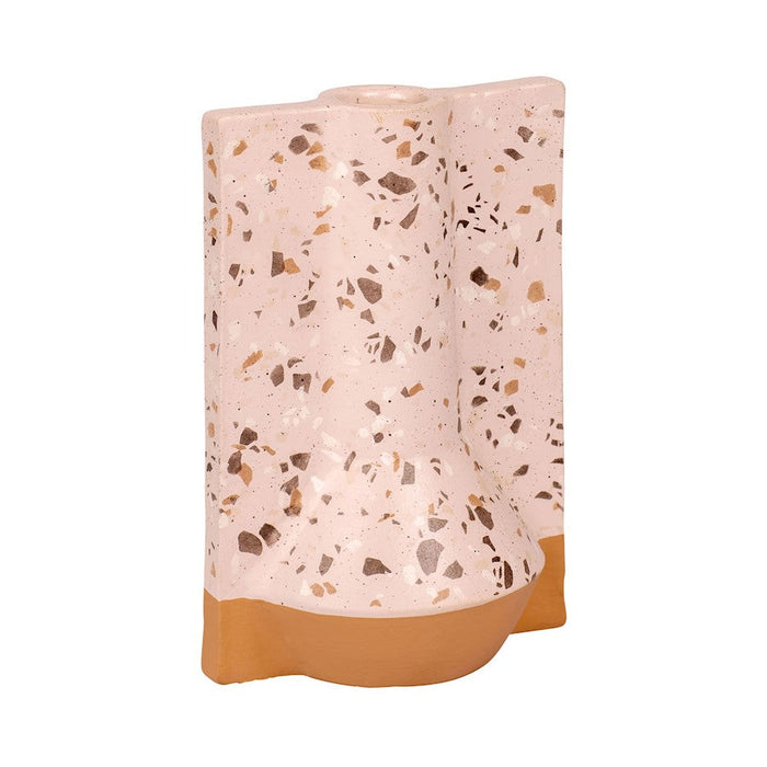 Varaluz Urbino 9" Ceramic Vase, Rose Terrazzo/Terracotta - 445VA09A