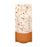 Varaluz Urbino 14" Ceramic Vase, White Terrazzo/Terracotta