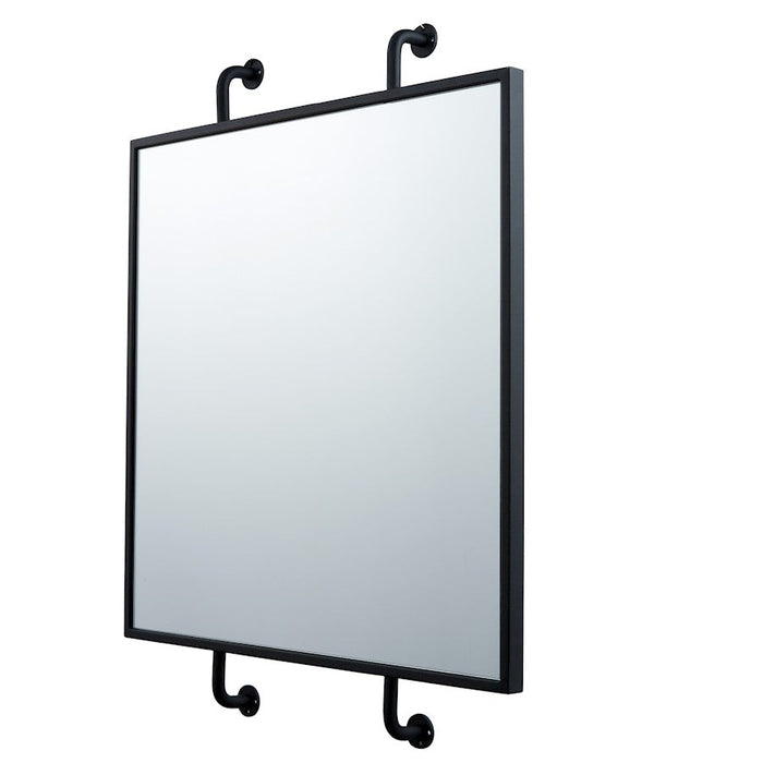 Varaluz Tycho Pipe Mounted Wall Mirror