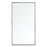 Varaluz Kye Rounded Rectangular Wall Mirror, Black - 4DMI0107