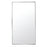 Varaluz Kye 22" Rounded Rectangular Wall Mirror, Polished Nickel - 4DMI0109